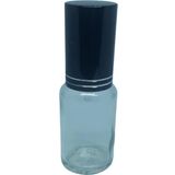 D&B Yol Parfüm Ve Kolonya Şişesi 50 Ml 5 Adet (Tekrar Doldurulabilir) Siyah Kapak Boş Plastik