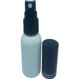 D&B Yol Parfüm Ve Kolonya Şişesi Beyaz 30 Ml 3 Adet (Tekrar Doldurulabilir) Siyah Sprey Boş Plastik