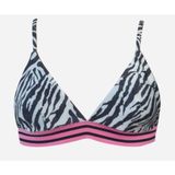 Db20088bu Zebra Desen Lastikli Kaplı Üçgen Bıkını Üstü Db20088bu - 36