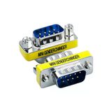 Db9 Erkek Erkek Rs232 Dönüştürücü Seri Kablo Ara Uzatma Rs 232 Erkek 9 Pin