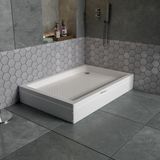 Dbbanyo Dikdörtgen Duş Teknesi Panelli 80*90*20 cm - 80 x 90 x 20 cm
