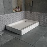 Dbbanyo Dikdörtgen Duş Teknesi Panelli 90*130*15 cm - 90 *130 * 15 cm
