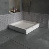 Dbbanyo Kare Duş Teknesi Panelli 110*110*15 cm - 110 x 110 x 15 cm