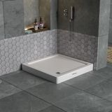Dbbanyo Kare Monoblok Duş Teknesi 100*100*11 cm - 100 x 100 x 11 cm