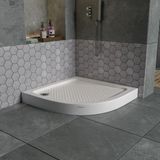 Dbbanyo Oval Monoblok Duş Teknesi 90*90*11 cm - 90 x 90 cm