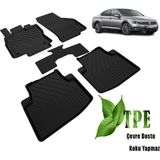 DBC Online Passat B8 B8.5 4d Havuzlu Paspas KOKUSUZ - Siyah