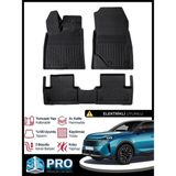DBC Online Peugeot 3008 Elektrikli 3D Havuzlu Paspas 2024 2025 2026 Model Kokusuz - Siyah
