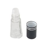 Dbyol Parfüm Şişesi 3 ml (5 Adet) Siyah Kapaklı Roll-On Boş Şişe