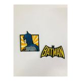 DC COMICS - BATMAN Ütü Ile Yapışan Dokuma Arma - Patch - Yama Batman 2 Li Set 3 (orjinal Lisanslı Ürün)
