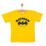 DC COMICS Erkek Bebek Lisans Tişört Bisiklet Yaka Short Sleeve - Hardal