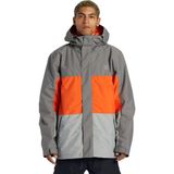 Dc Gri - Turuncu Erkek Kapüşon Yaka Uzun Kayak Montu ADYTJ03063_DEFY Jacket - L