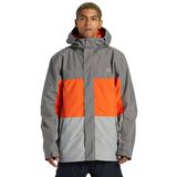 Dc Gri - Turuncu Erkek Kapüşon Yaka Uzun Kayak Montu ADYTJ03063_DEFY JACKET