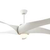 DC Motor Beyaz - 152 Cm. Aydınlatmalı ve Uzaktan Kumandalı Tavan Vantilatörü