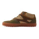 DC Shoes Kalis Vulc Mid Wnt erkek spor ayakkabısı, Kahverengi Dk Çikolata, 40 EU