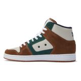 DC Shoes Manteca 4 Hi S – High-Top deri paten ayakkabısı, erkekler için, Kahverengi Kahverengi Yeşil, 39 EU