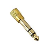 Dc6.35 To 3.5m Dönüştürücü 3.5 Mm Jack Girişini Dc 6.35 Mm Jack Girişine Çeviren Aparat HDX-1264