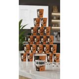DCA SUPPLY STORE 7 oz Karton Bardak 50'li Paket - Sızdırmaz Sıcak/Soğuk Uyumlu Çay Kahve Bardağı