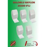DCA SUPPLY STORE Balonlu Naylon 20 Cm X 50 Mt 5-li Set Patpat Pıtpıt Ambalaj, Paketleme, Eşya Koruma Naylonu