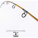 Dcr Hilal Tetikli Jıg ve Canlı Yem Kamışı 185 cm 100-300 Hardal - 185CM - 0,12 mm - 200 m
