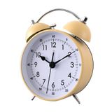 DCYEQRQ Çalar Saatler Retro İkiz Bell Çalar Saatler Tik Takmayan Süpürme Saat Sabah Çalar Saat Çocuklar Erkekler Kadınlar için Dijital Alarm