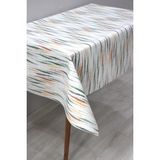 DD HOME Astarlı Silinebilir Pvc Muşamba Masa Örtüsü 210-A - Yeşil - 140 x 220 cm