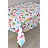 DDHOME Astarlı Silinebilir Pvc Muşamba Masa Örtüsü Flamingo - 8094-1