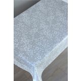 DDHOME Astarlı Silinebilir Pvc Muşamba Masa Örtüsü Gri Yonca - 158-B1