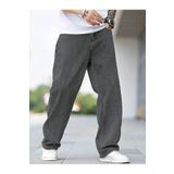 DDM Collection Erkek Asit Gri Jeans Kot Bol Paça Baggy Pantolon