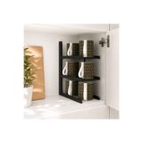 DDM GLOBAL 3 Katlı Türk Kahvesi ve Espresso Fincan Organizeri, Dolap İçi Düzenleyici 16x21,5x7,5 cm