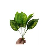 Ddpest Dekoratif 9 Dallı Yapay Çiçek 9 Dal Demet Yapay Yaprak 30 Cm