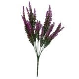 Ddpest Yapay Bitki Fuşya Lavanta Demeti Pudrasız Model Yapay Dekor Yeşillik Aranjman 35 Cm 7 Dallı-Nt
