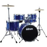 DDRUM D1 - Junior Davul Seti - Police Blue-Mavi Renk Junior Boy Akustik Bateri Seti