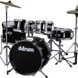DDRUM Junior Davul Seti Midnight Black-Siyah Junior Boy Akustik Bateri Seti