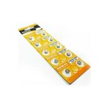 DDTREND 10 Adet Ag4 1,55 V Düğme Pil, Saat Pili, Led Pili Lr626 / Lr66 %0 Hg 1 Kart