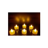 Ddtrend 6 Adet Sarı Işıklı Led Mum ( Piller Dahil)