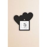 Ddtrend Dekoratif Kalpli Duvar Priz Kenarı Süsü Ahşap Sticker