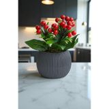 DDTREND Saksıda Yapay Çiçek Kokina Demeti