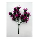 Ddtrend Yapay Çiçek Mini Fuşya Sıkas Demeti 5 Dal Garnitür Aranjman Dikey Bahçe Saksı Yeşillik 29 Cm