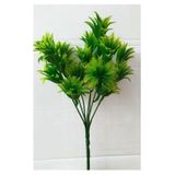 Ddtrend Yapay Çiçek Mini Yeşil Sıkas Demeti 5 Dal Garnitür Aranjman Dikey Bahçe Saksı Yeşillik 29 Cm