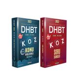 Ddy Yayınları 2024 DHBT KOZ 2'Lİ SET LİSANS ÖNLİSANS KONU ANLATIMLI SORU BANKASI-SORU BANKASI