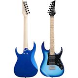 DE-150BL-25AMP Maple Klavye Hh Yüksek Kaliteli 25W Amfili Elektro Gitar Seti - Çok Renkli