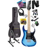 DE-150BL-ST Maple Klavye Hh Manyetik Yüksek Kaliteli Elektro Gitar Seti
