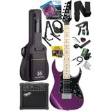 DE-150PU-25AMP Maple Klavye Hh Yüksek Kaliteli 25W Amfili Elektro Gitar Seti
