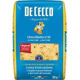 De Cecco 500 G Orecchiette Makarna Aromasız İtalya Menşeli Lezzetli Seçenek