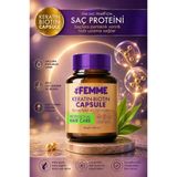 De Femme Saç Bakım Proteini /Dökülmelere Ve Yıpranmalara Karşı Hair Profosyonel Saç Bakımı Özel Ürün 80Gr