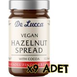 De Lucca Vegan Kakaolu Fındık Kreması 350 gr x 9 Adet - 3,15 kg