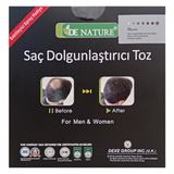 De Nature Saç Dolgunlaştırıcı 22 gr Toz + Sabitleyici Sprey Siyah 100 ml