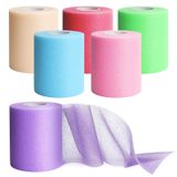 DE Ön sarma atletik bant,6 rulo saç futbol için ön sarma kafa bantları,Köpük unrwrap spor şal ayak bilekleri için bilek eller dizler dirsekler 6,75 inç x 12 metre