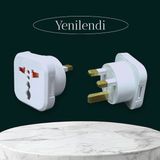 De-Pa Ingiliz Erkek Fişli Seyahat Adaptörü Ingiliz Amerika Arabistan Umre Fiş Çevirici Priz Dönüştürücü - ingiliz Erkek Fişli Seyahat Adaptörü Arabistan Umre Hac Fişi Çevirici Priz Dönüştürücü