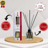 De Parfum Siyah Gül (Halfeti Gülü) Kokulu Dekoratif 120 ml Bambu Çubuklu Oda Kokusu